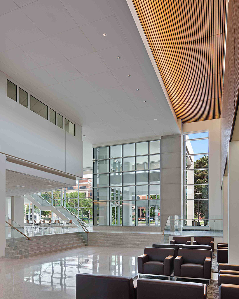 Interior of the Clinical and Translational Science Building at the University of Rochester by Francis Cauffman