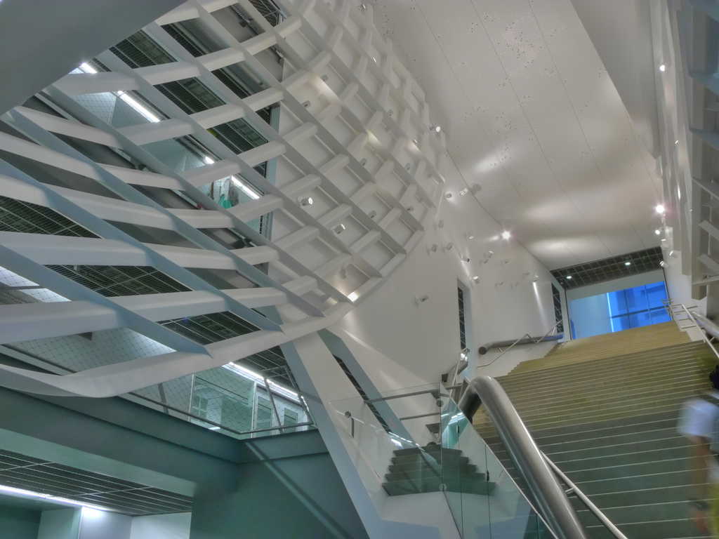 Stairs inside the Cooper Union for the Advancement of Science and Art in New York City by Morphosis Architects