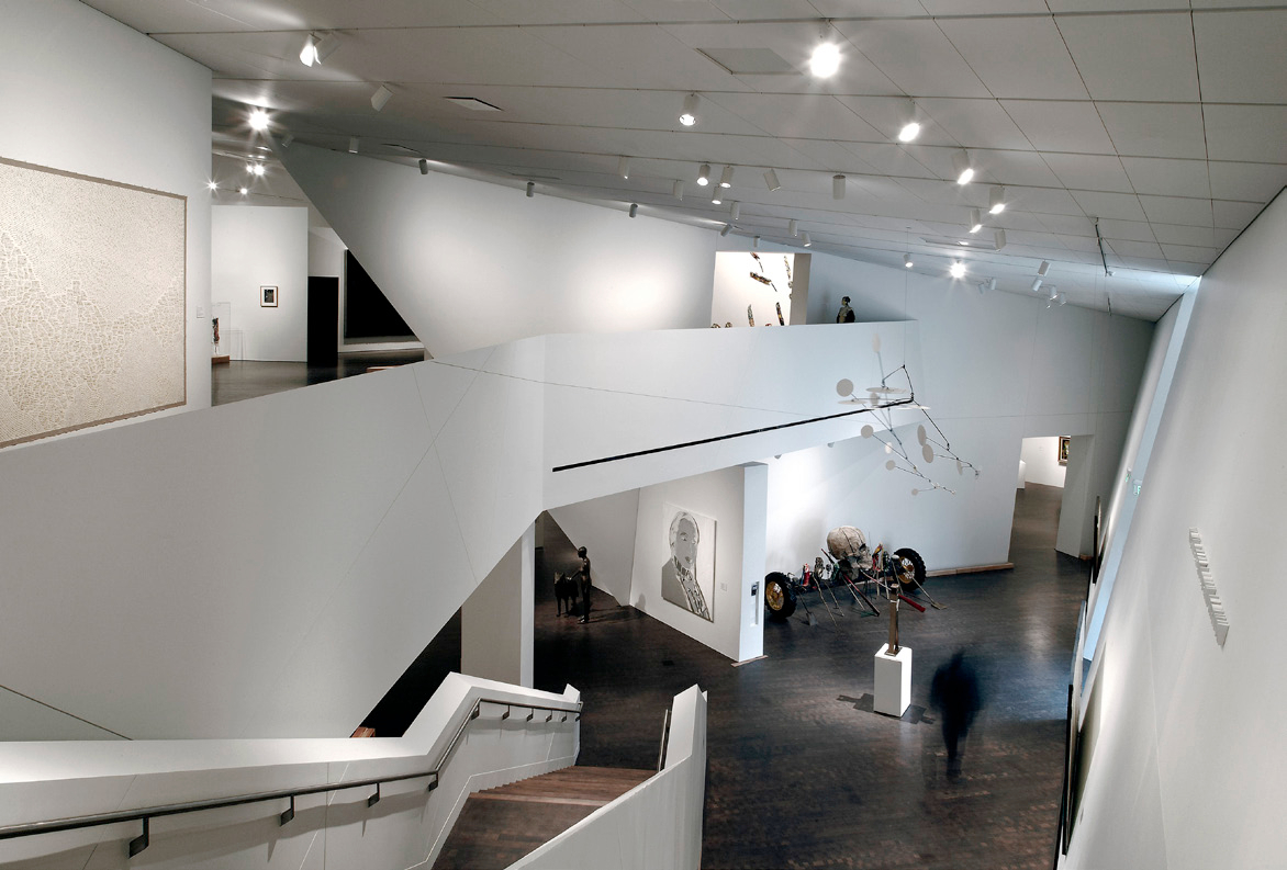 The Denver Art Museum interior by Daniel Libeskind