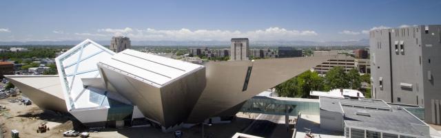 Panoramic of The Denver Art Museum by Daniel Libeskind