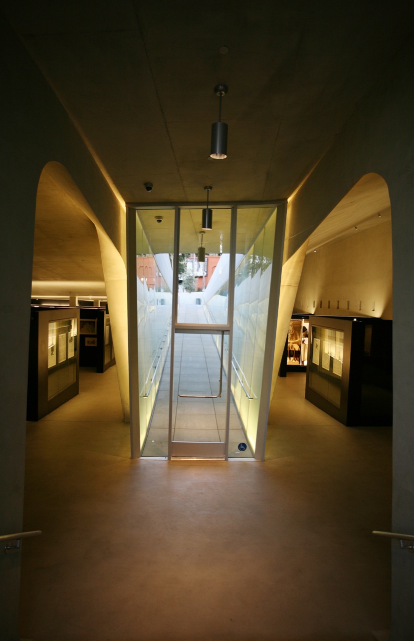 Interior of the Los Angeles Museum of the Holocaust by Belzberg Architects