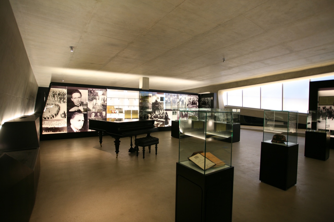 Interior exhibits of the Los Angeles Museum of the Holocaust by Belzberg Architects