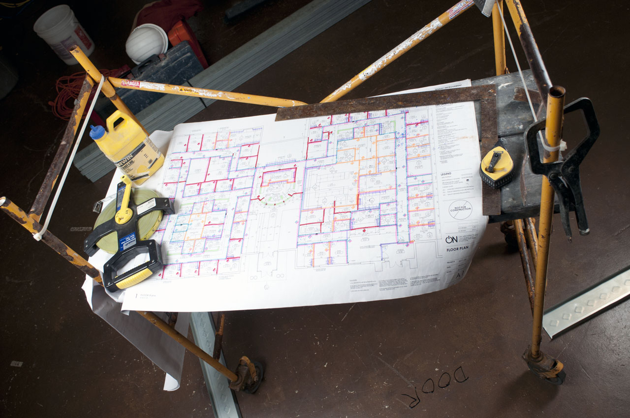 Contractor to Contractor: Metal Stud Track Layout and Shoot-Down