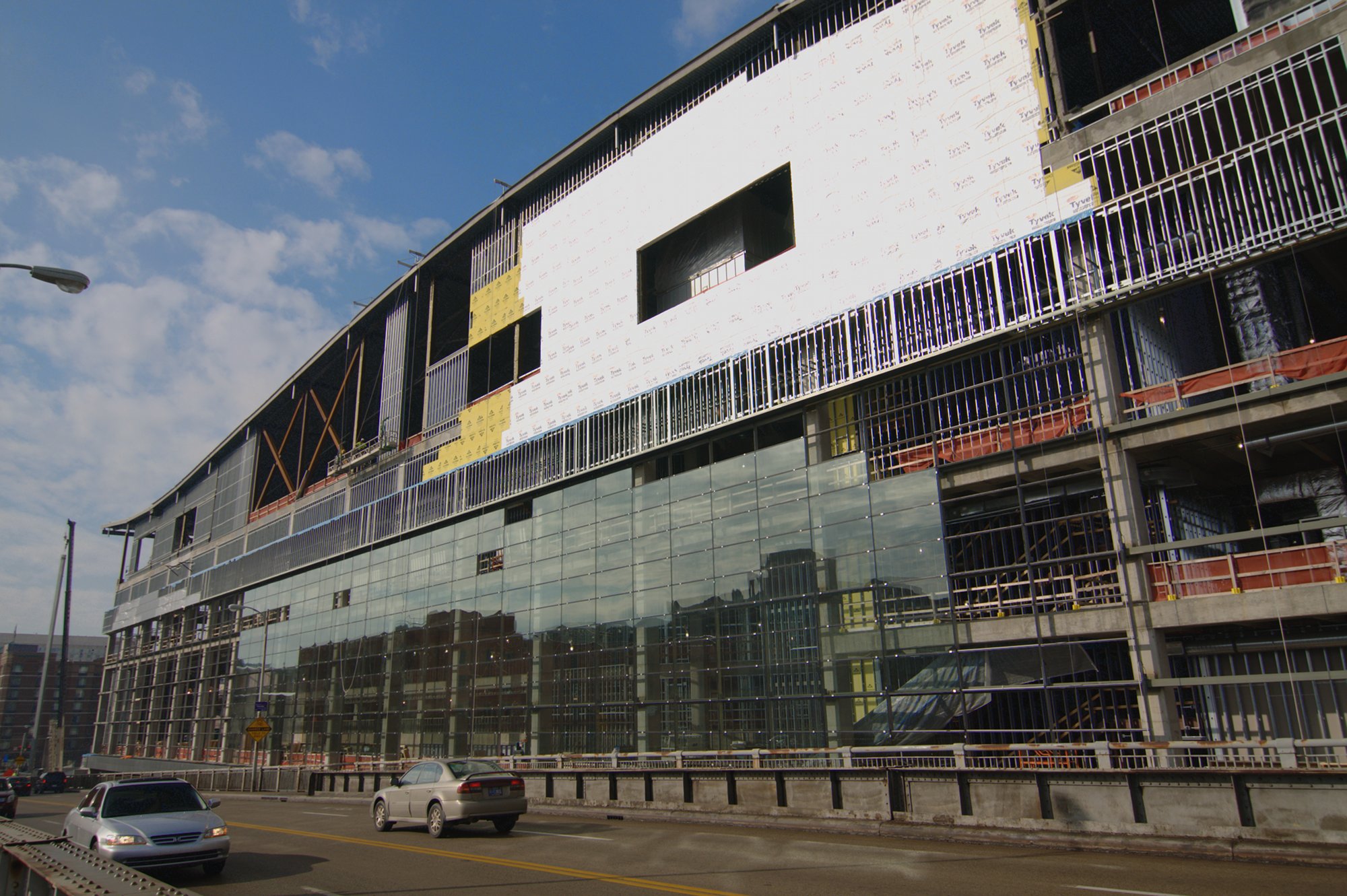 University of Louisville Arena under construction designed by Populous