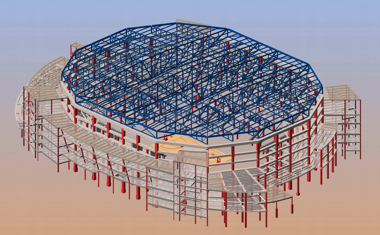 BIM model of Lincoln’s West Haymarket Arena