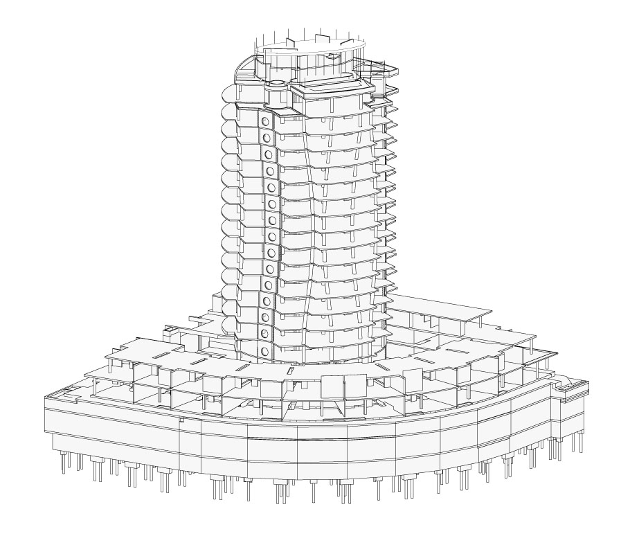 The Erickson Building architectural drawing