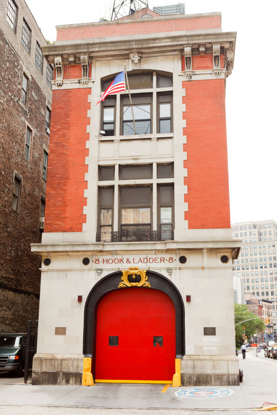 
Hook and Ladder 8, made famous by the film “Ghostbusters,” is located in lower Manhattan.
