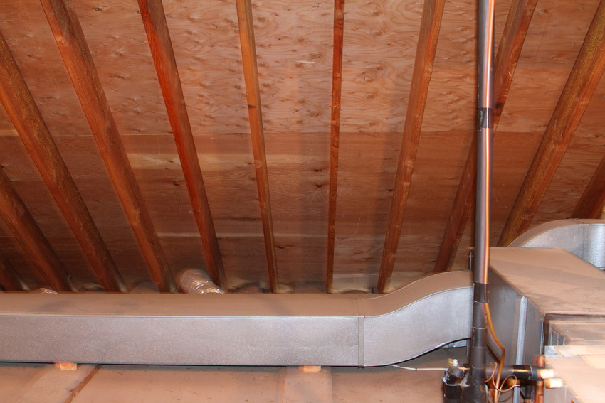 Air ducts in attic