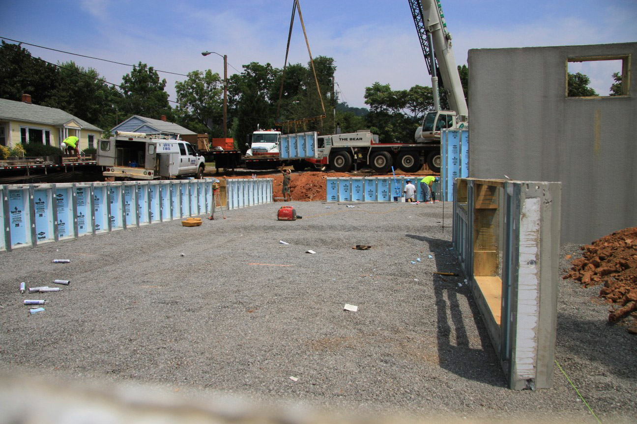 Asheville Yoga Center Constructed with Superior Walls®