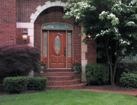 Fiber-Classic® Mahogany Collection™ 3-Panel Style Door