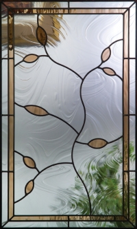 Avonlea glass in Therma-Tru entryway door.