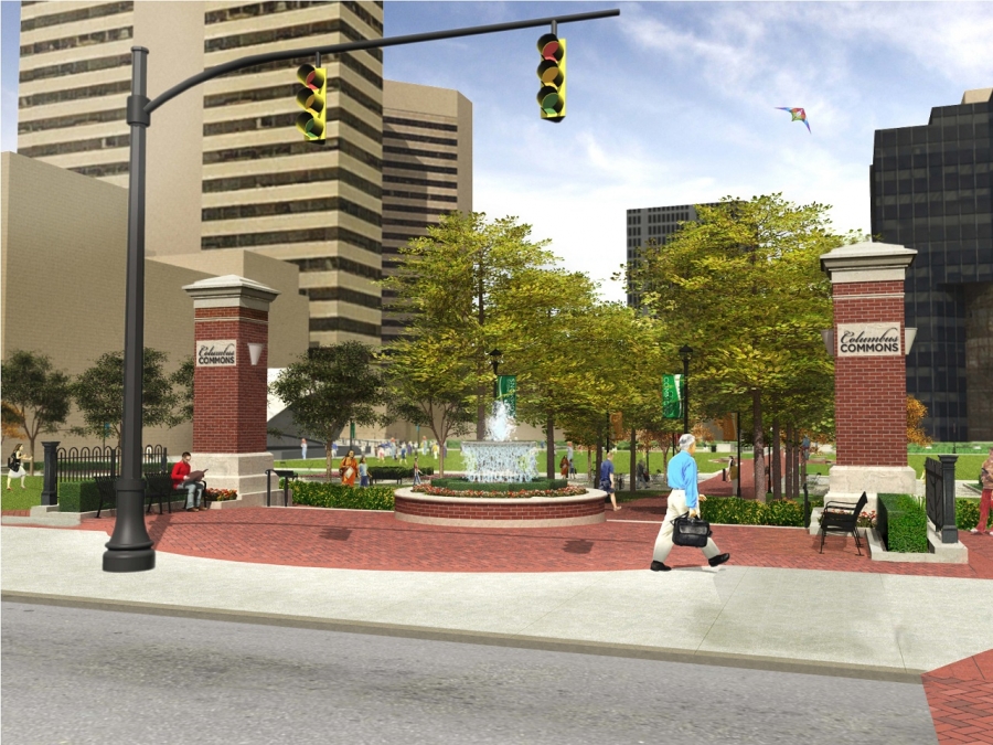 Columbus Commons Aims to Revitalize Downtown
